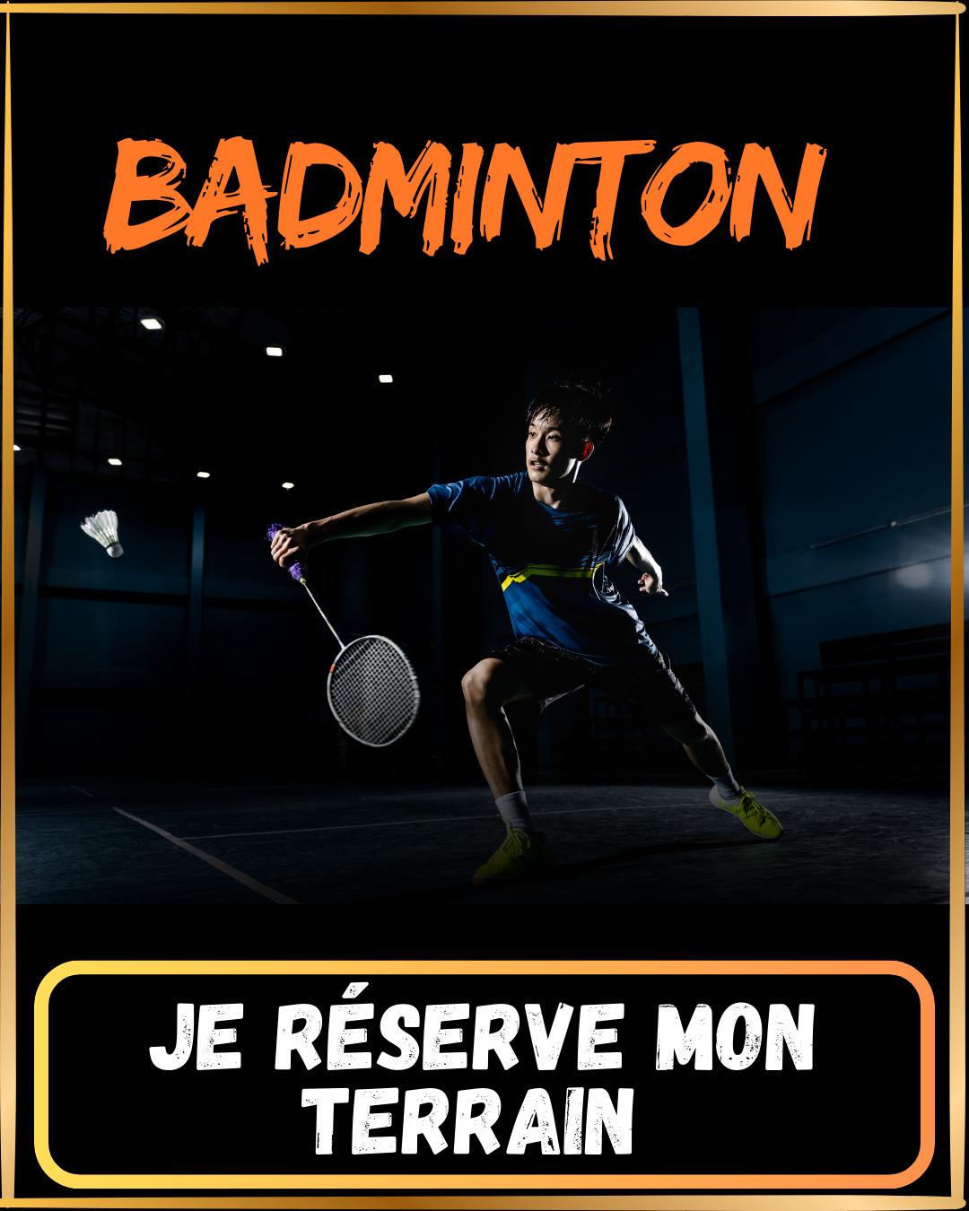 Terrain de badminton